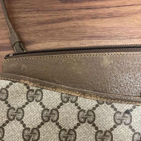 Authentic Gucci Vintage GG Monogram Shoulder/Crossbody Bag. 1980’s. - Picture 3 of 16